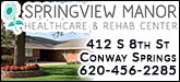 Springview Manor Healthcare Sponsorship Banner