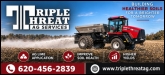 Triple Threat Ag Services Sponsorship Banner